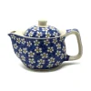 Petite théière à tisane — marguerite bleue