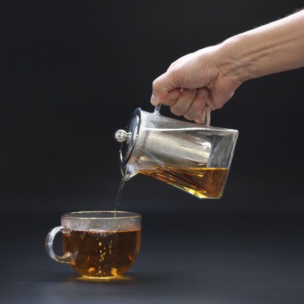 Théière en verre avec infuseur forme tour 780 ml — Verre borosilicate, 780 ml, vue d’ensemble