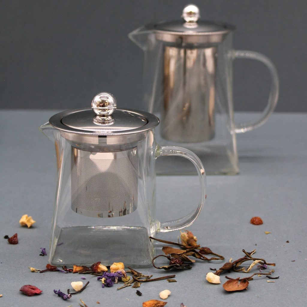 Théière en verre avec infuseur forme tour 350 ml — Verre borosilicate, 350 ml, vue d’ensemble
