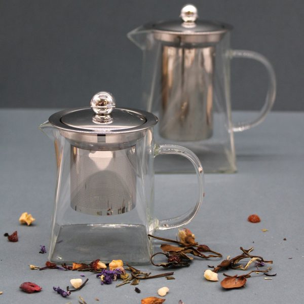 Théière en verre avec infuseur forme tour 350 ml — Verre borosilicate, 350 ml, vue d’ensemble